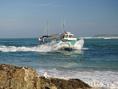 Hayle Fishing Boat Coming Home