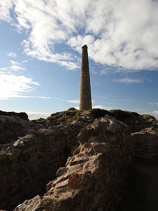 Calciner Chimney at Botallack
