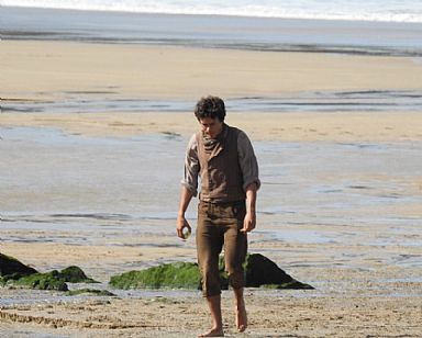Filming Poldark at Holywell Bay