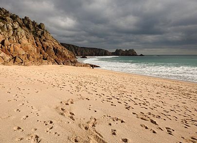Porthcurno Beach - Storm Coming