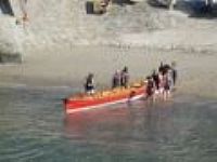 Gig rowing, Sennen, Cornwall