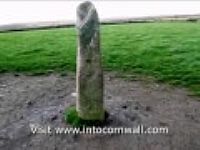 Men Scryfa, inscribed stone, Morvah near Penzance, Cornwall