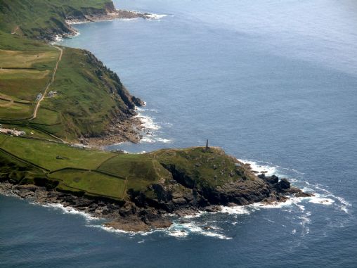 Cape Cornwall from the air Cape Cornwall from the air
