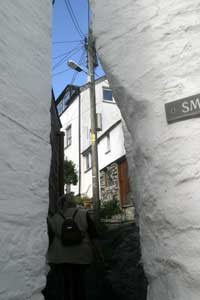 Port Isaac's narrow streets Port Isaac's narrow streets