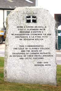 Glasney College Memorial