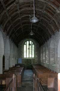 Interior of Mawgan in Meneage Church Interior of Mawgan in Meneage Church