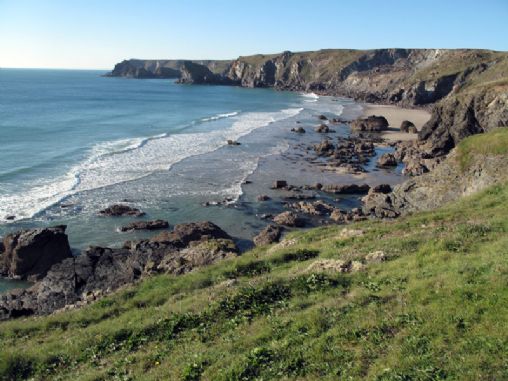 Pentreath Beach, near Caerthillian Cove, Lizard Peninsula Pentreath Beach, near Caerthillian Cove, Lizard Peninsula