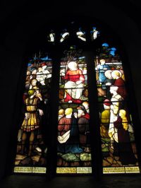 Stained glass window at St Mary's, Callington Stained glass window at St Mary's, Callington