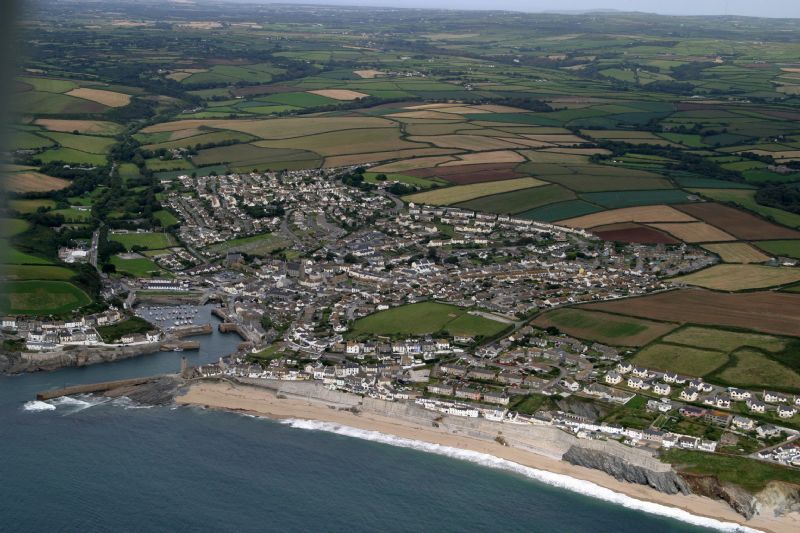 Porthleven from the air