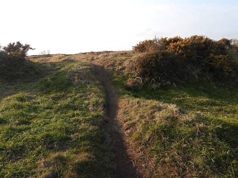 Entering Caer Bran Hillfort Entering Caer Bran Hillfort