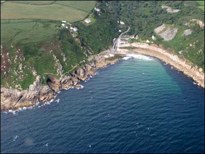Lamorna Cove from the Air Lamorna Cove from the Air