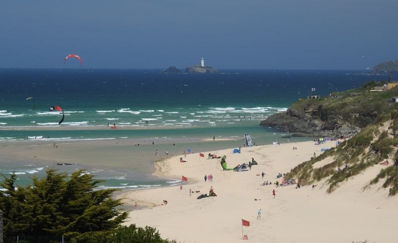 One of Hayle's beaches near the Hayle Estuary